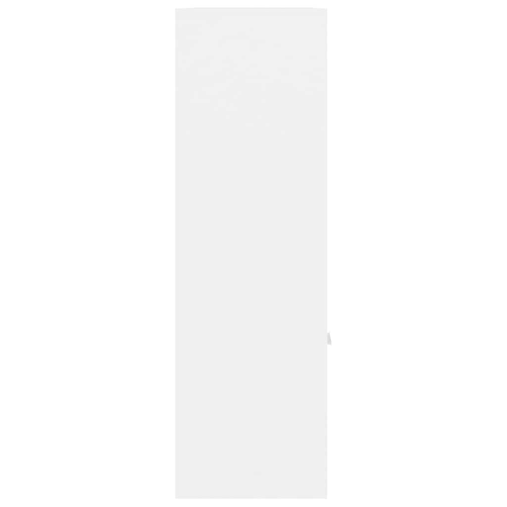 vidaXL Cabinet | White | Engineered Wood | 98 cm | Book Cabinet | Rectangular