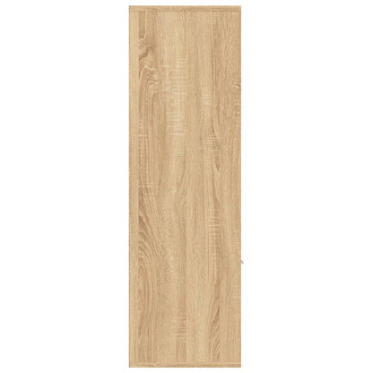 vidaXL Cabinet | Sonoma oak | Engineered wood | Medium | Bookshelf | Rectangular