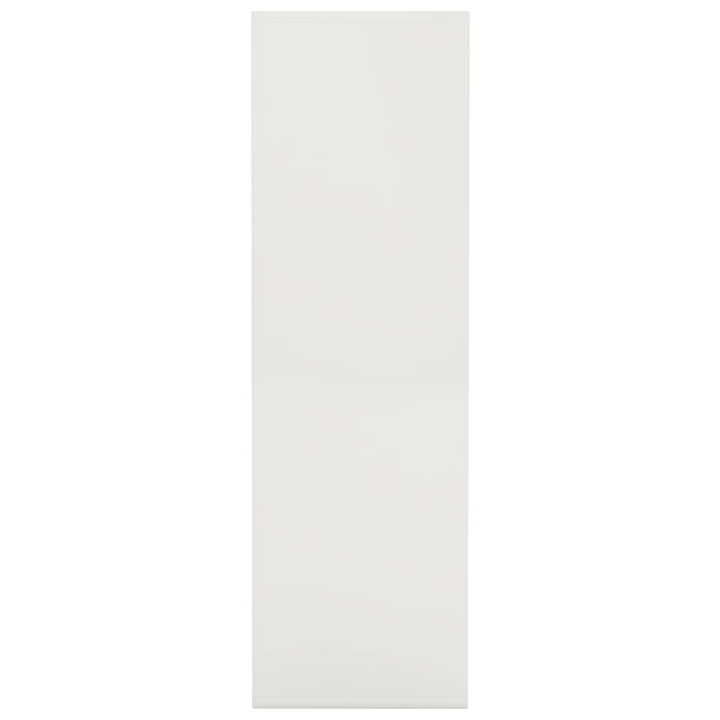 vidaXL Bookcase | White | Engineered wood | Medium | Bookcase | Rectangular