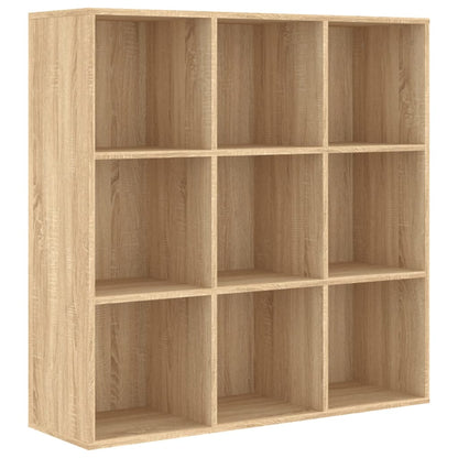 vidaXL Bookcase | Sonoma Oak | Engineered wood | Medium | Bookcase | Rectangular