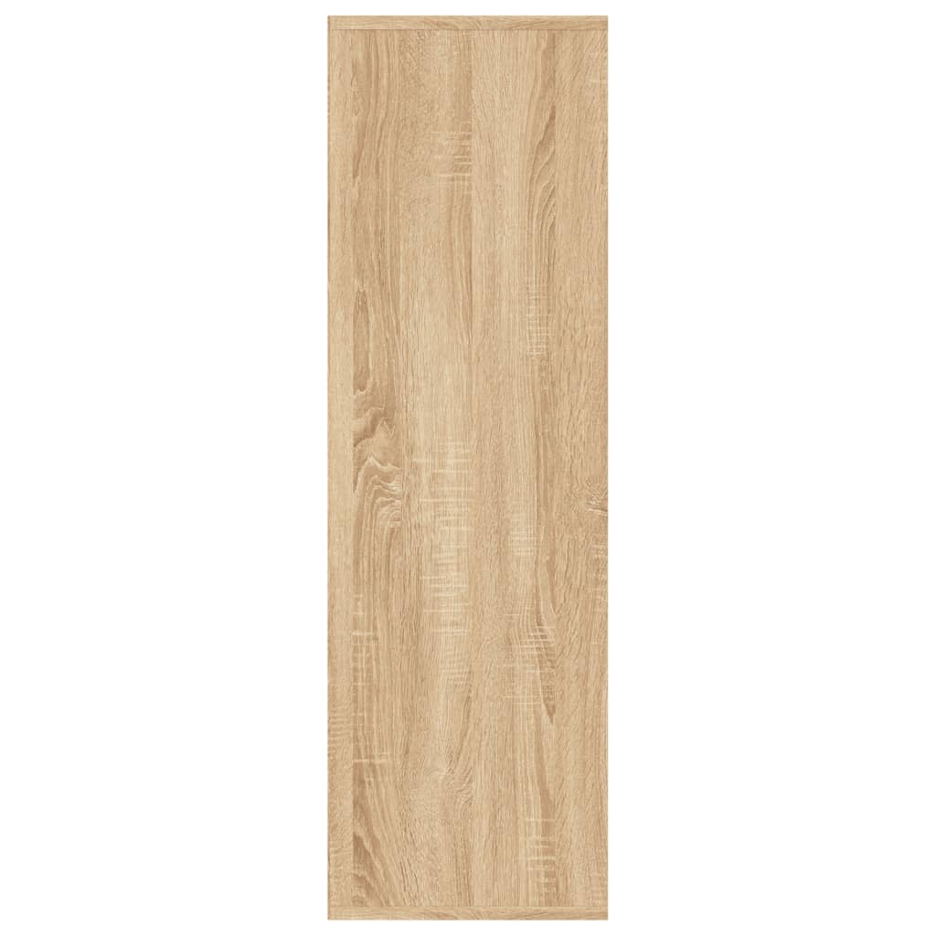 vidaXL Bookcase | Sonoma Oak | Engineered wood | Medium | Bookcase | Rectangular