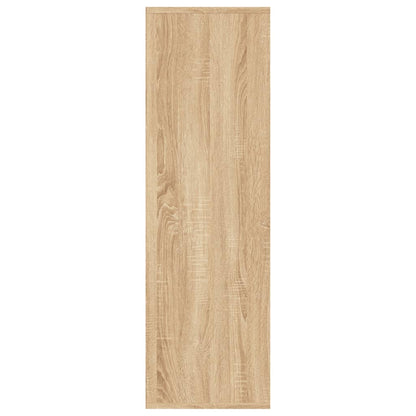 vidaXL Bookcase | Sonoma Oak | Engineered wood | Medium | Bookcase | Rectangular