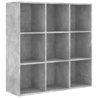 vidaXL Bookcase | Concrete grey | Engineered wood | Medium | Storage | Bookcase