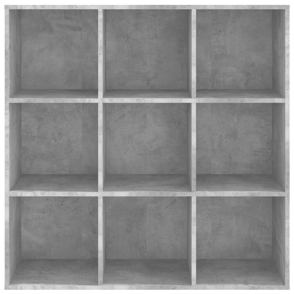 vidaXL Bookcase | Concrete grey | Engineered wood | Medium | Storage | Bookcase