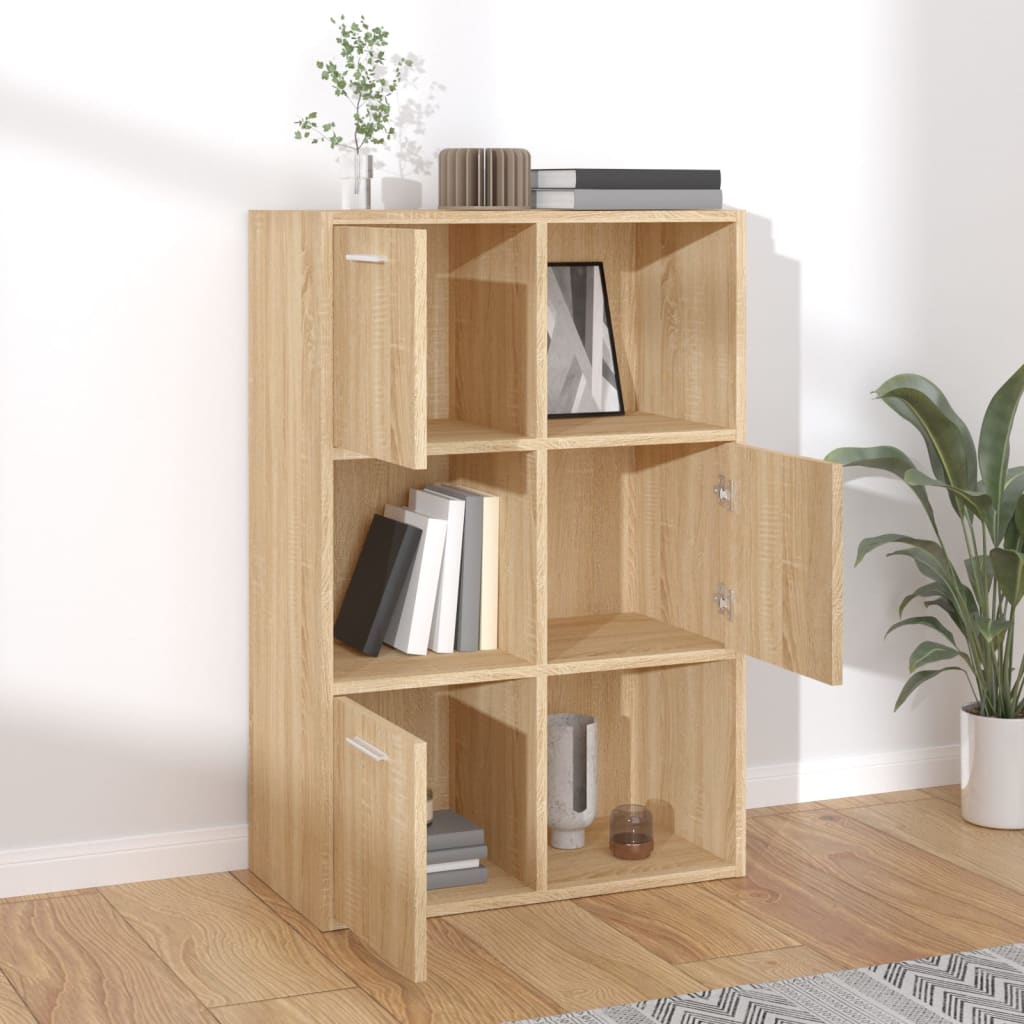 vidaXL Storage Cabinet | Sonoma oak | Engineered wood | Medium | Storage Cabinet