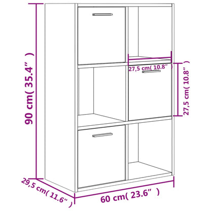 vidaXL Storage Cabinet | Sonoma oak | Engineered wood | Medium | Storage Cabinet
