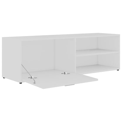 vidaXL TV Cabinet | White | Engineered Wood | 120x34x37 cm | TV Cabinet