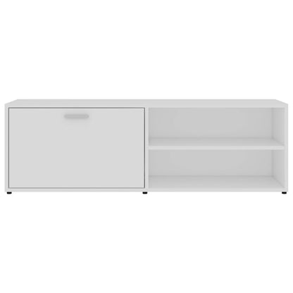 vidaXL TV Cabinet | White | Engineered Wood | 120x34x37 cm | TV Cabinet