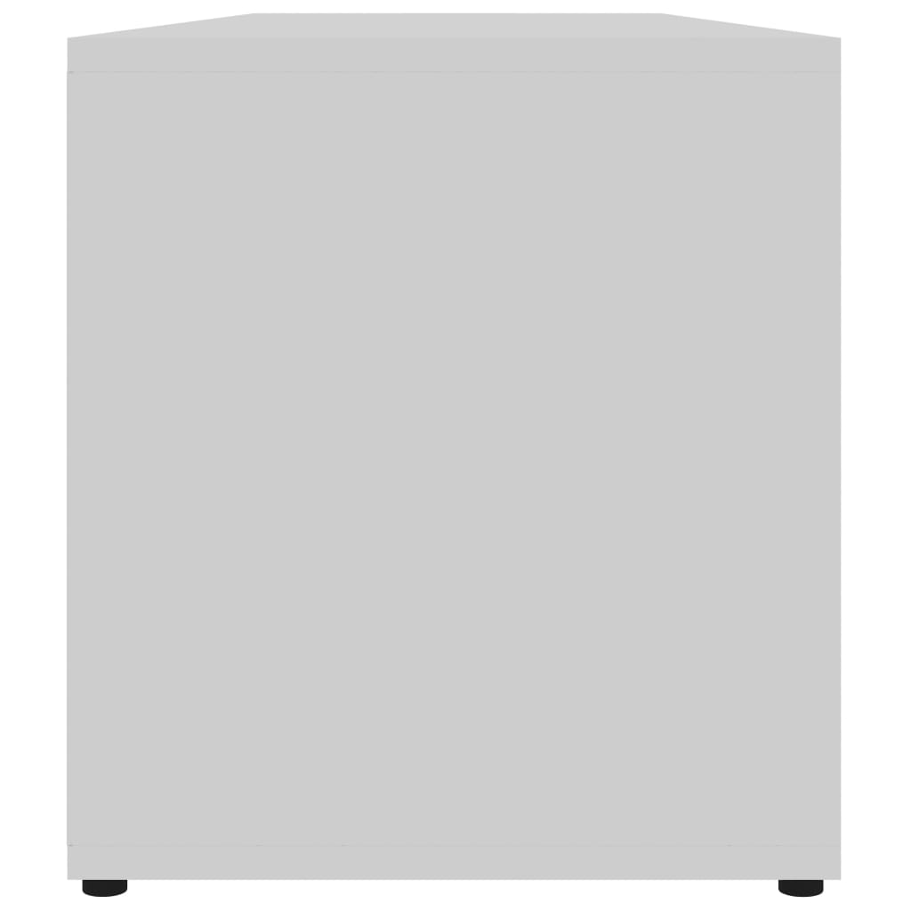 vidaXL TV Cabinet | White | Engineered Wood | 120x34x37 cm | TV Cabinet