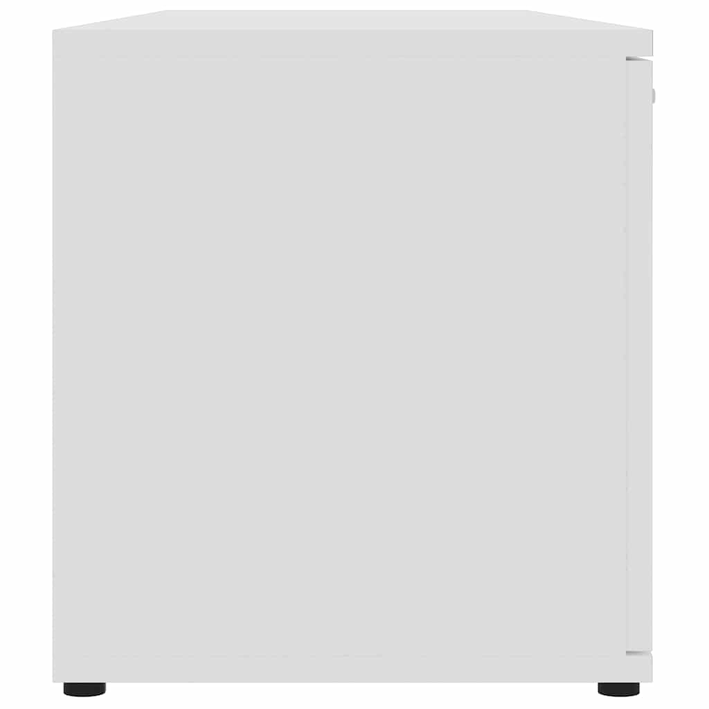 vidaXL TV Cabinet White 120x34x37 cm Engineered Wood