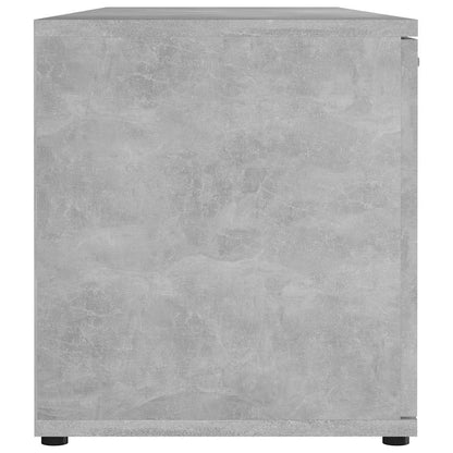 vidaXL TV Cabinet Concrete Grey 120x34x37 cm Engineered Wood