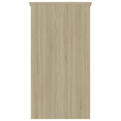 vidaXL Desk Sonoma Oak 80x40x75 cm Engineered Wood