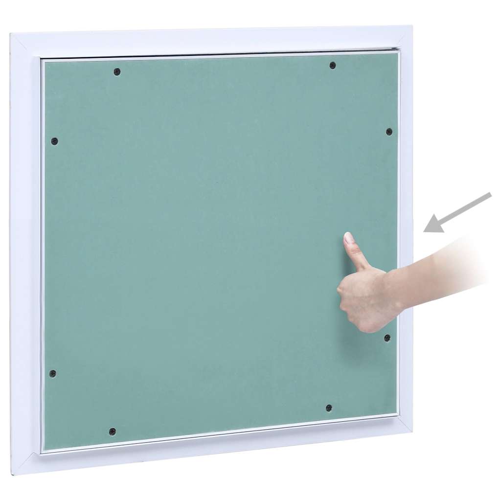 vidaXL Access Panel with Aluminium Frame and Plasterboard 400x400 mm