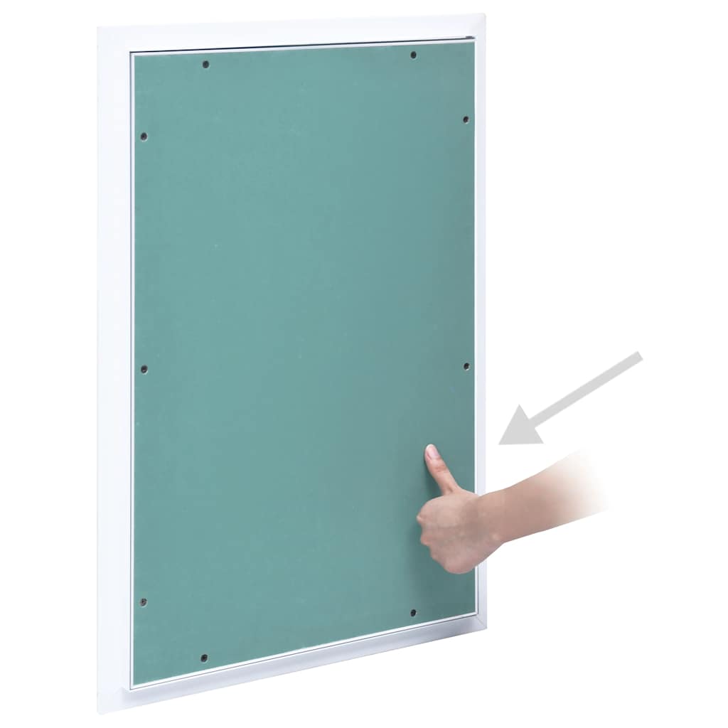 vidaXL Access Panel with Aluminium Frame and Plasterboard 400x600 mm