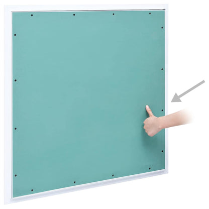 vidaXL Access Panel with Aluminium Frame and Plasterboard 500x500 mm