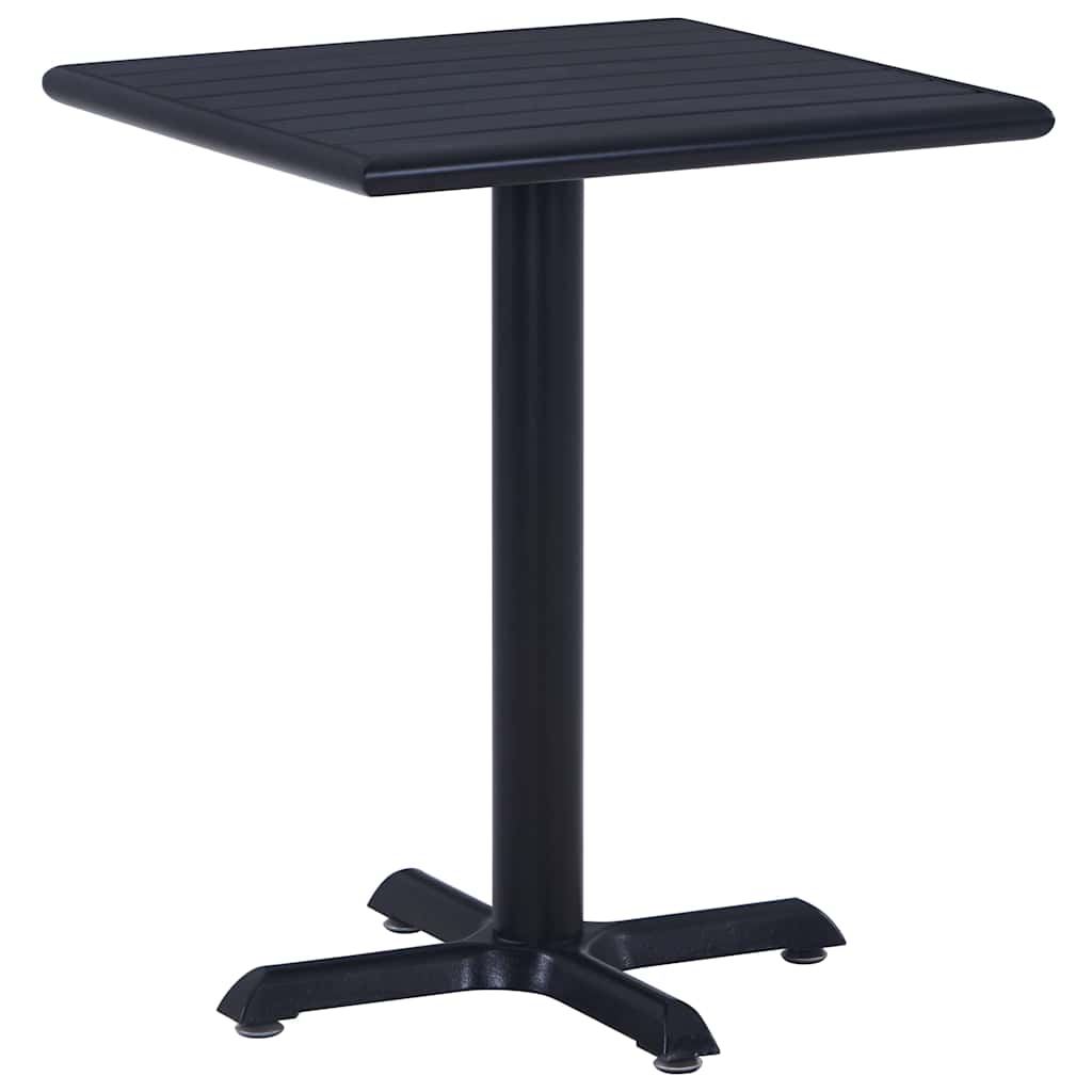 vidaXL Garden Table Black 60x60x75 cm