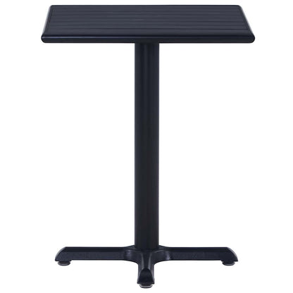 vidaXL Garden Table Black 60x60x75 cm