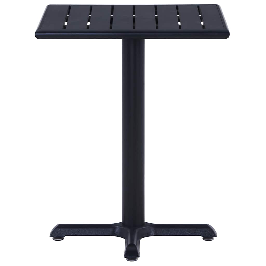 vidaXL Garden Table Black 60x60x75 cm
