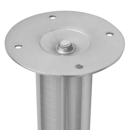 vidaXL Telescopic Table Legs 4 pcs Stainless Steel 710 mm-1100 mm