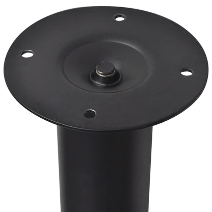 vidaXL Telescopic Table Legs 4 pcs Black 710 mm-1100 mm