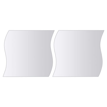 vidaXL 16 Piece Mirror Tiles Multi-Shape Glass