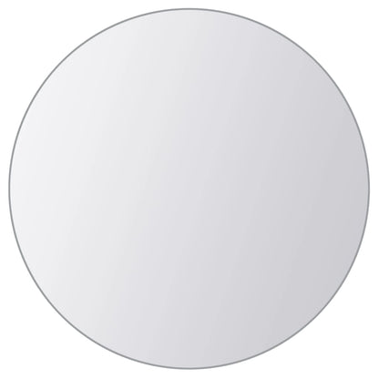vidaXL Mirror Tile | Set of 16 | Transparent | Glass | 15 cm diameter