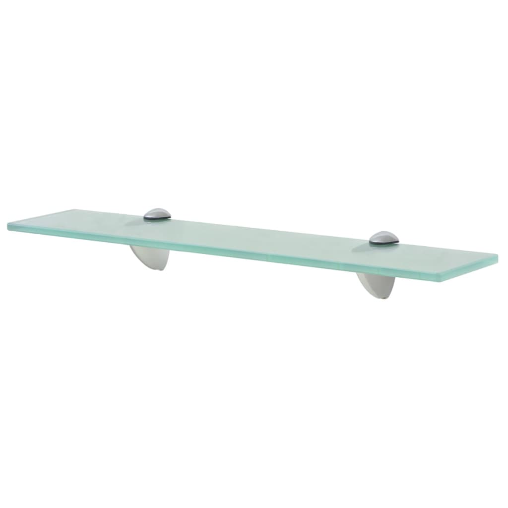 vidaXL Floating Shelves 2 pcs Glass 50x10 cm 8 mm