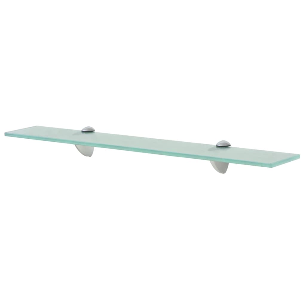 vidaXL Floating Shelf |  Set of 2 | Clear | Tempered safety glass | Medium