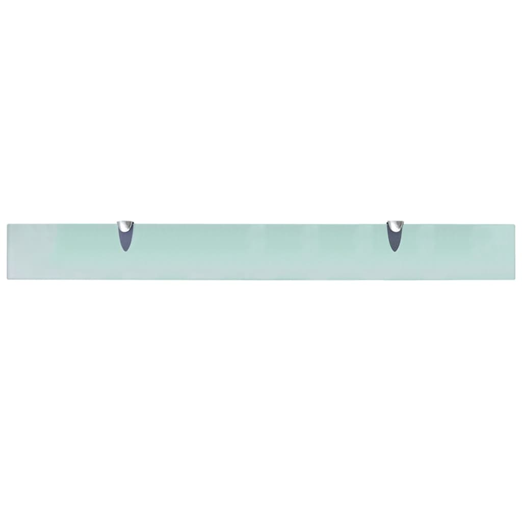 vidaXL Floating Shelves 2 pcs Glass 90x10 cm 8 mm