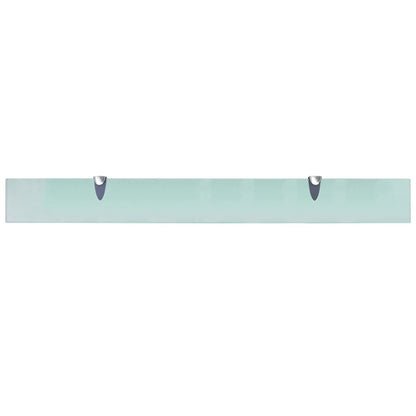 vidaXL Floating Shelves 2 pcs Glass 90x10 cm 8 mm