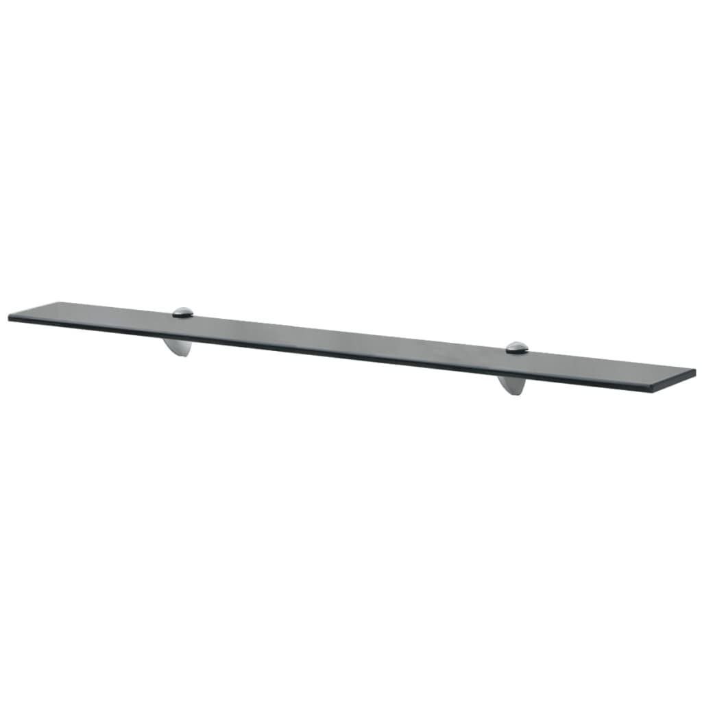 vidaXL Floating Shelves 2 pcs Glass 90x10 cm 8 mm