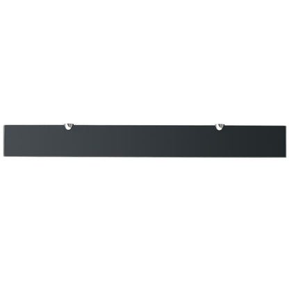 vidaXL Floating Shelves 2 pcs Glass 90x10 cm 8 mm
