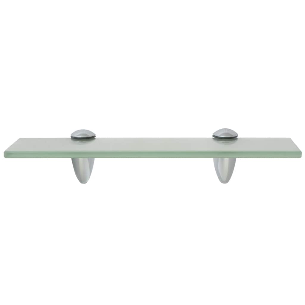 vidaXL Floating Shelves 2 pcs Glass 30x10 cm 8 mm