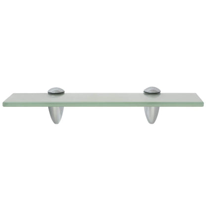 vidaXL Floating Shelves 2 pcs Glass 30x10 cm 8 mm