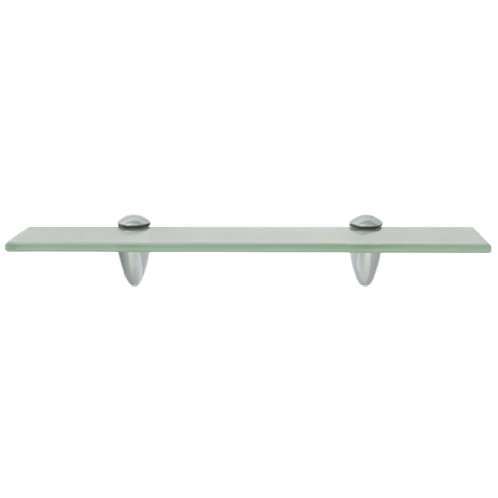 vidaXL Floating Shelves 2 pcs Glass 40x10 cm 8 mm