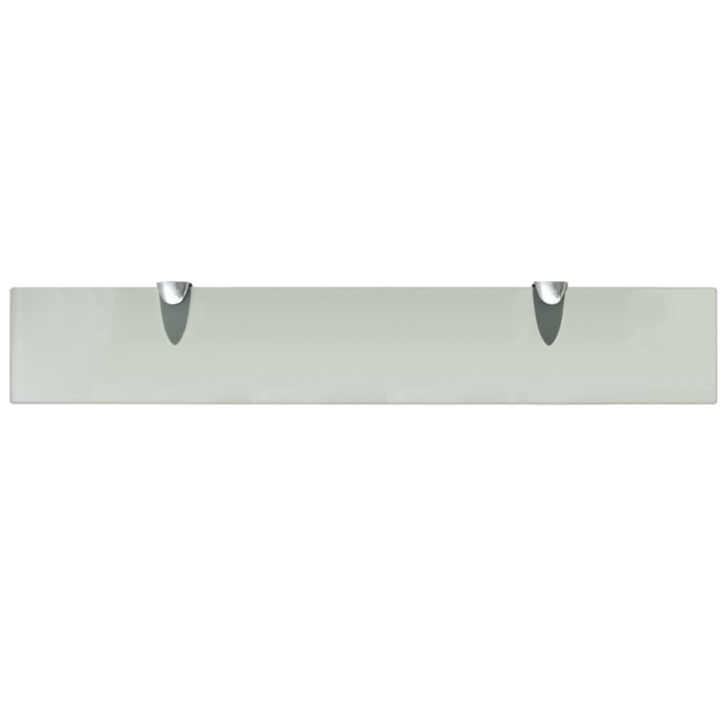 vidaXL Floating Shelves 2 pcs Glass 60x10 cm 8 mm