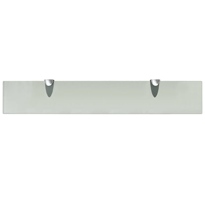 vidaXL Floating Shelves 2 pcs Glass 60x10 cm 8 mm