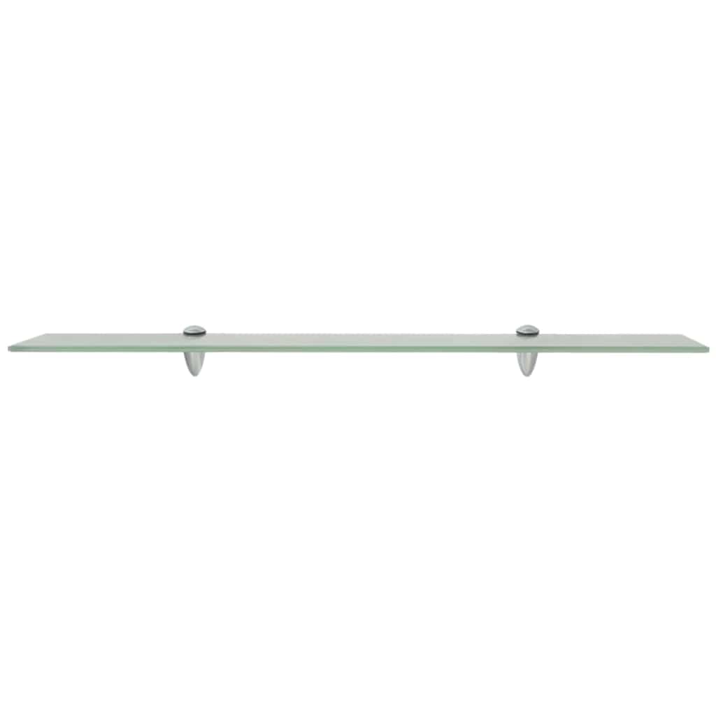 vidaXL Floating Shelves 2 pcs Glass 80x10 cm 8 mm