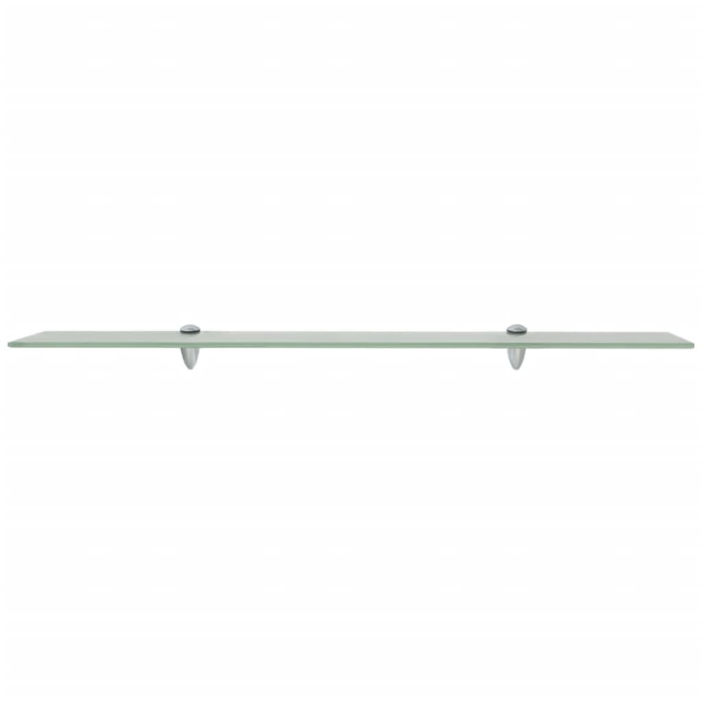 vidaXL Floating Shelves 2 pcs Glass 90x10 cm 8 mm