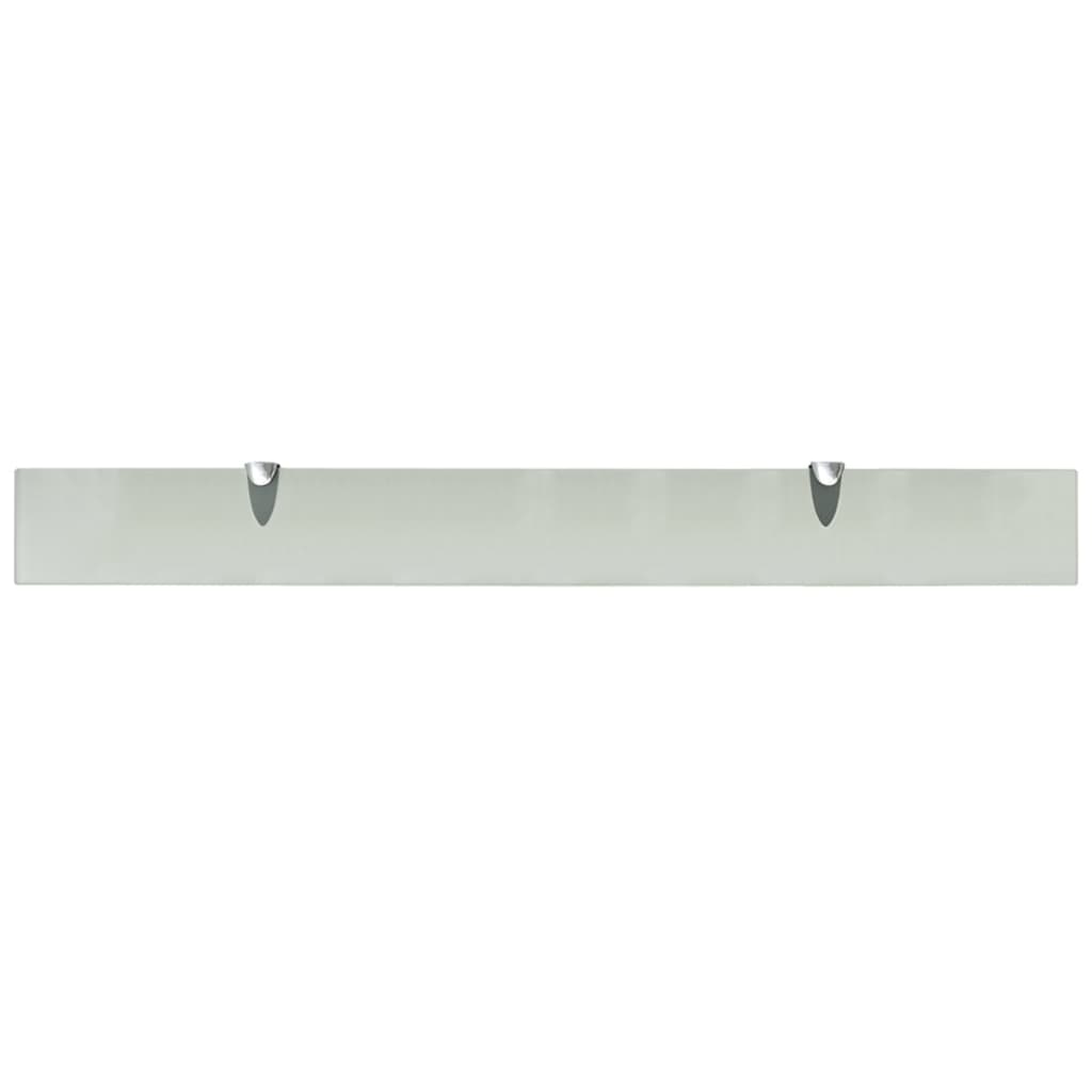 vidaXL Floating Shelves 2 pcs Glass 90x10 cm 8 mm