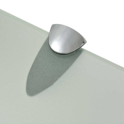 vidaXL Floating Shelves 2 pcs Glass 100x10 cm 8 mm