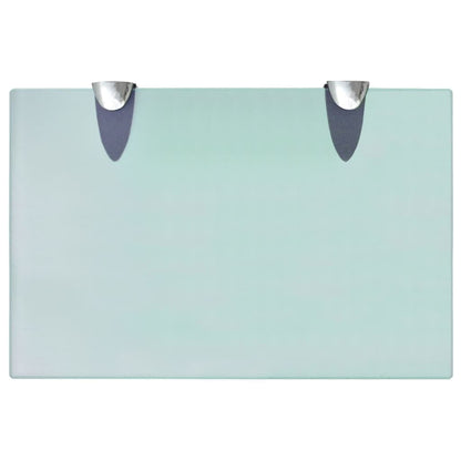 vidaXL Floating Shelves 2 pcs Glass 30x20 cm 8 mm