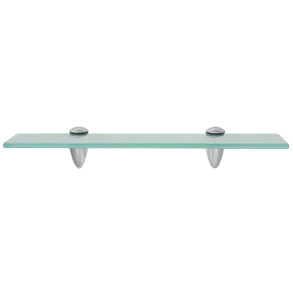 vidaXL Floating Shelves 2 pcs Glass 40x20 cm 8 mm