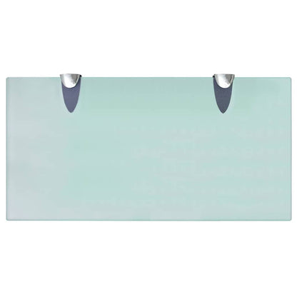 vidaXL Floating Shelves 2 pcs Glass 40x20 cm 8 mm