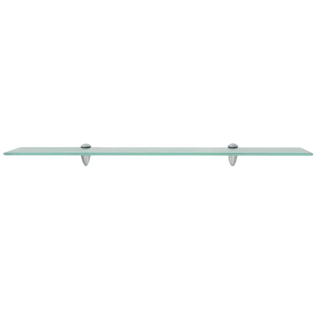 vidaXL Floating Shelves 2 pcs Glass 80x20 cm 8 mm