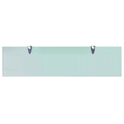vidaXL Floating Shelves 2 pcs Glass 80x20 cm 8 mm