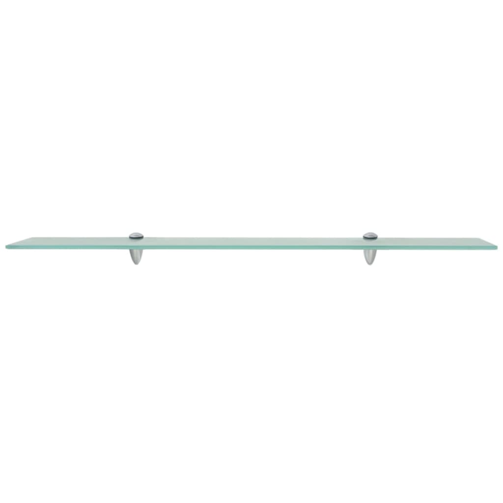 vidaXL Floating Shelves 2 pcs Glass 90x20 cm 8 mm