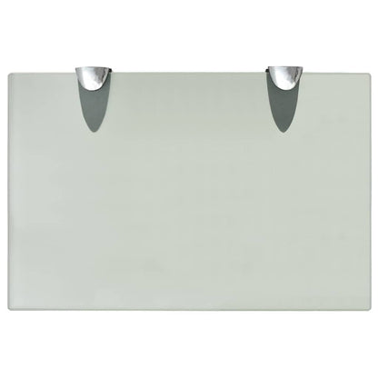 vidaXL Floating Shelves 2 pcs Glass 30x20 cm 8 mm