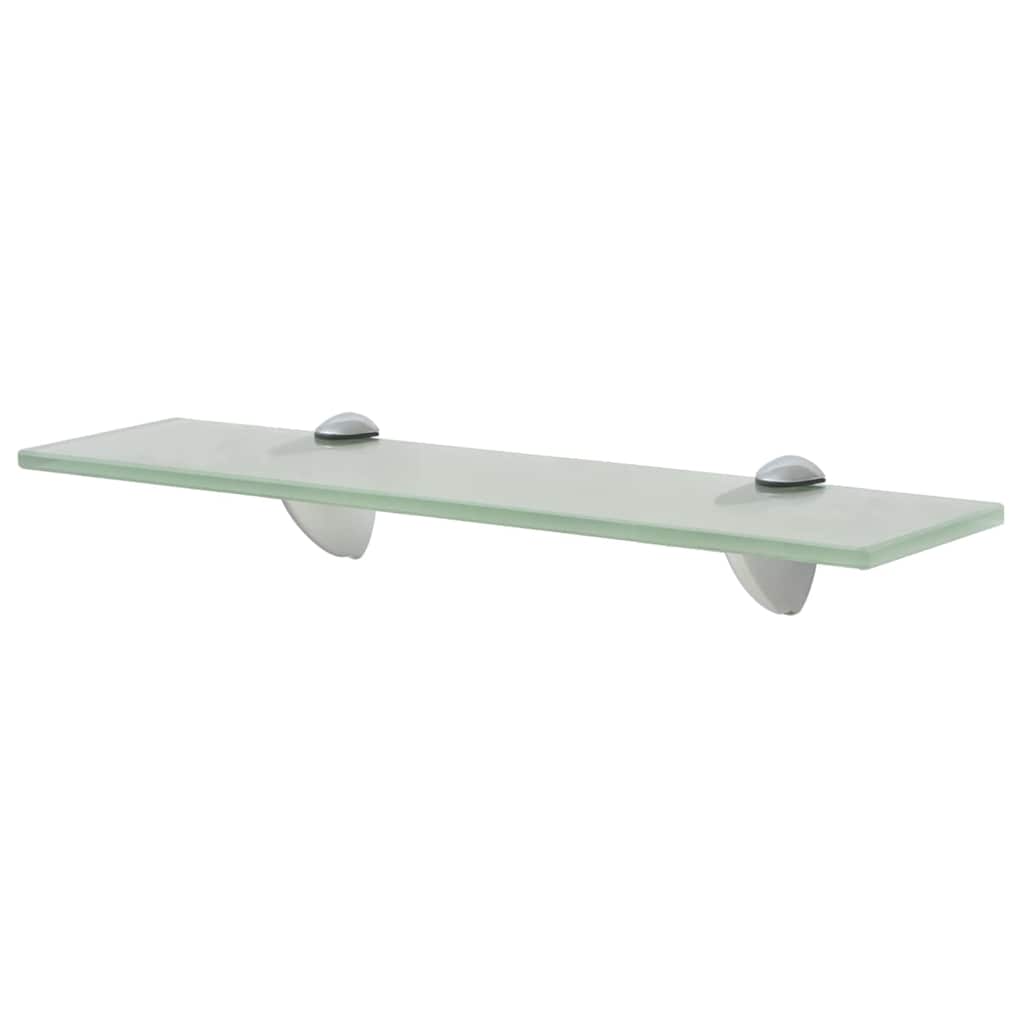 vidaXL Floating Shelves 2 pcs Glass 40x20 cm 8 mm