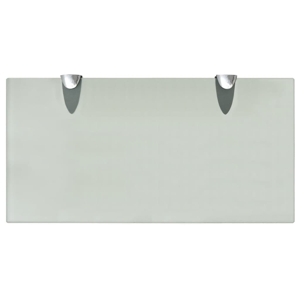 vidaXL Floating Shelves 2 pcs Glass 40x20 cm 8 mm